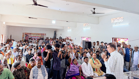 State Congress In-charge Harish Chaudhary's Visit to Panna--004