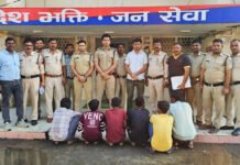 दिन में रेकी, रात में चोरी; टीआई समेत 6 आरोपी गिरफ्तार, 10 चोरियों के खुलासे का दावा